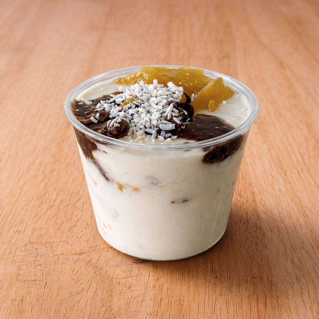 Tahini BLISS PROTEIN PUDDING Vegan&Gluten free.